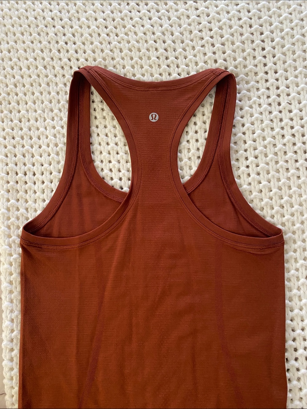 Women's Racerback Tank Top - Rust - Picture 4 of 7